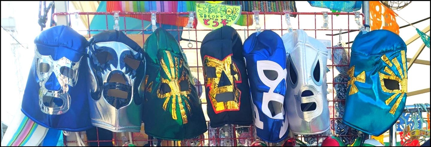 メキシカンプロレスラー風のマスク/隅田公園そよ風ひろば/カリブ・ラテンアメリカストリート 2026