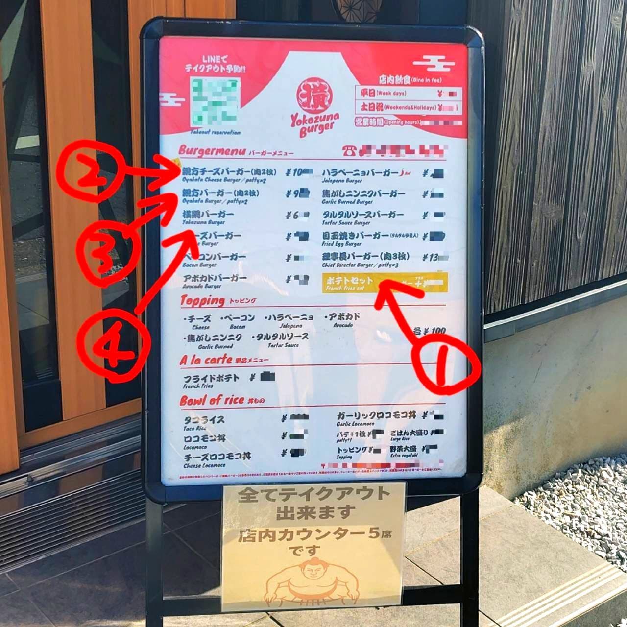 横綱バーガー/東京都墨田区横網2-14-8