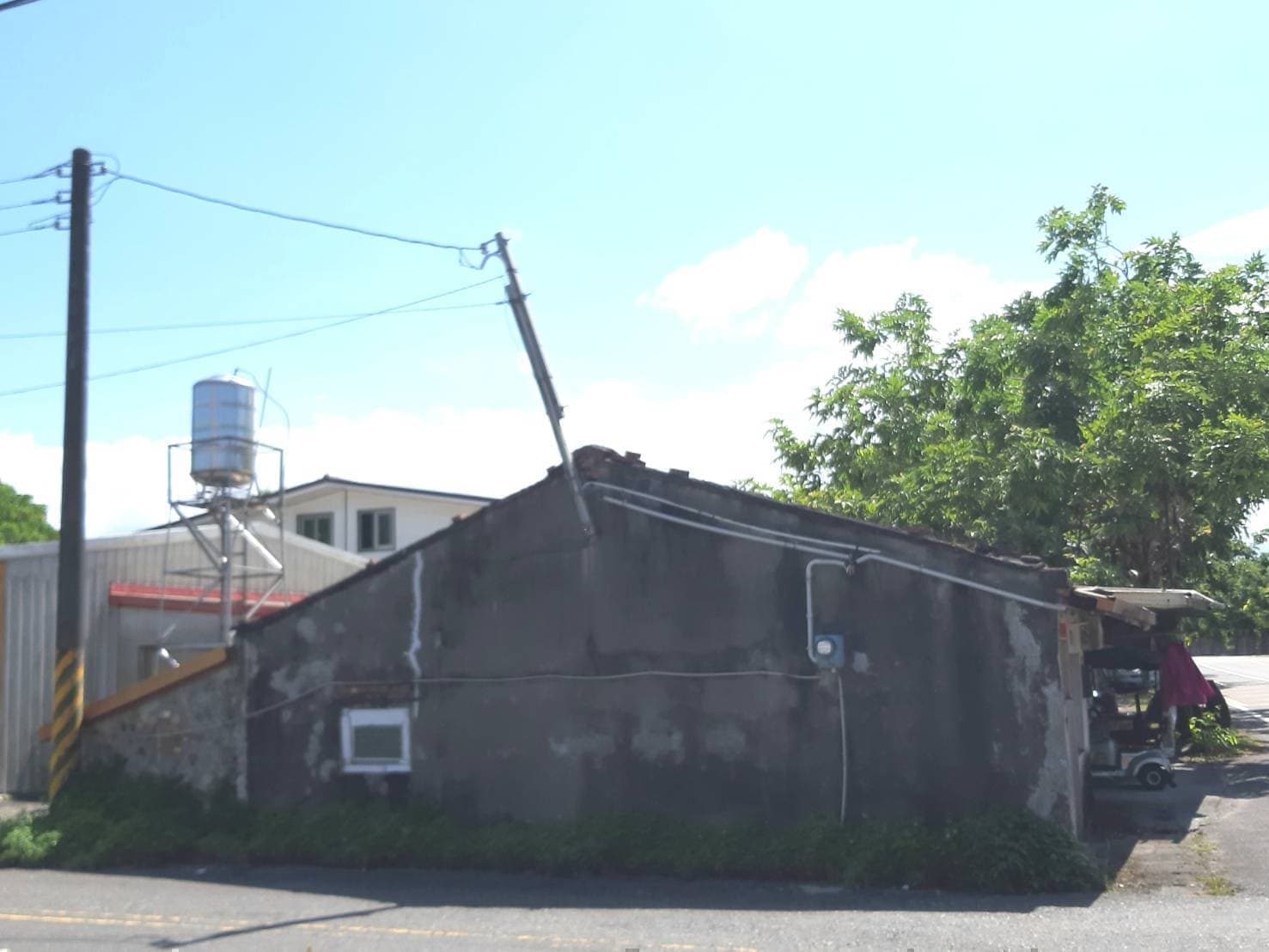 台湾宜蘭の三角屋根