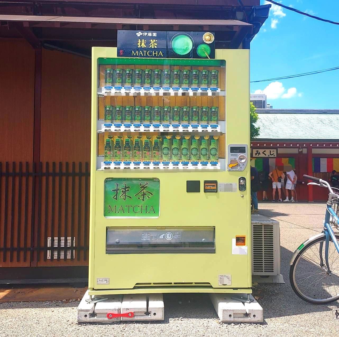 抹茶/MATCHAオンリー自販機/伊藤園/浅草寺境内