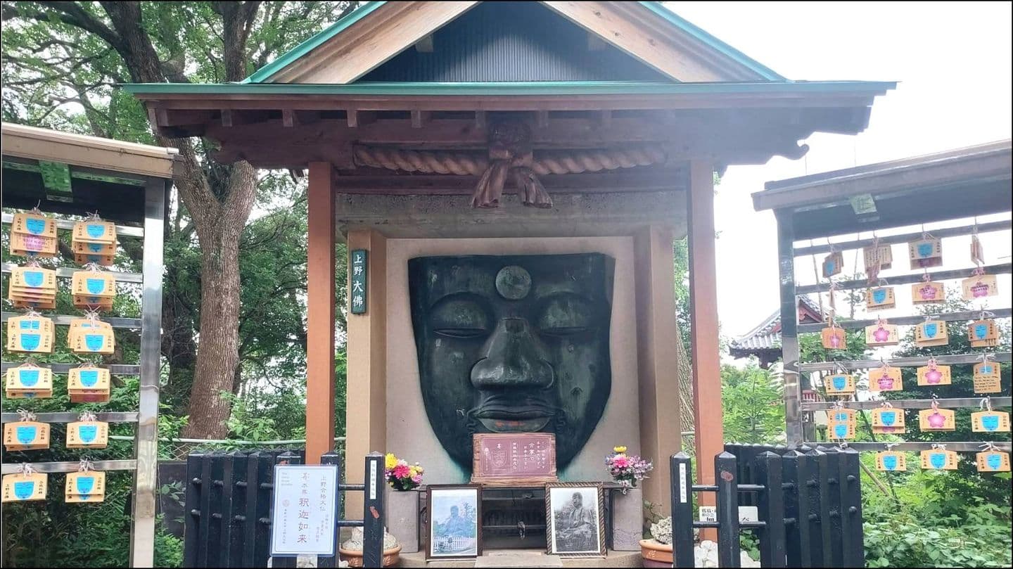 上野大仏/お顔
