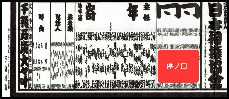 相撲番付の最下段(抜粋) / 平成18年12月21日発表分
