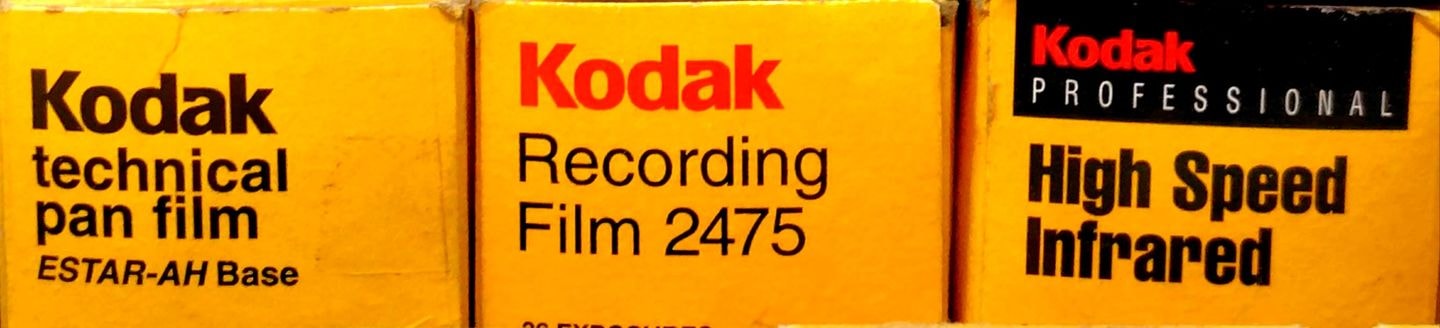 Kodak写真フィルムの外箱
