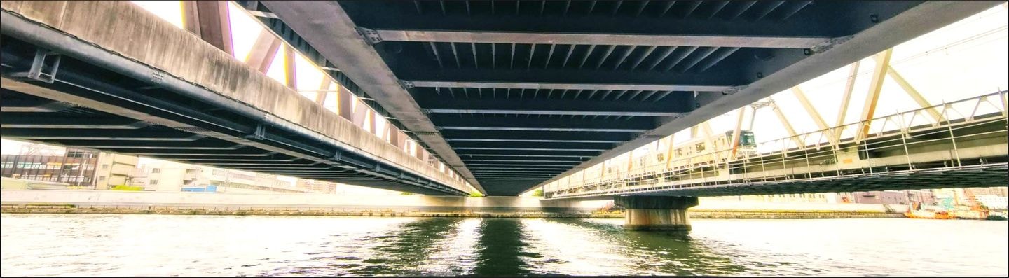 隅田川の鉄道橋/常磐線/つくばエクスプレス/日比谷線